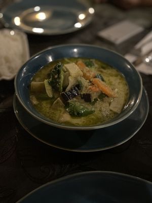 Vegan green curry  at Sawadee Thai in Vera