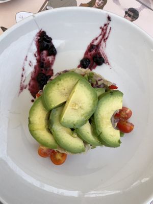Vegan quinoa salad  at El Bodegón de la Aurora in Almeria