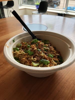 Thai Chili Ramen with Tofu & Veg  at noodlelove in Erie