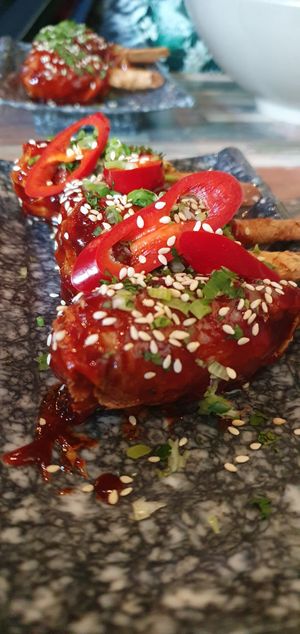 Spicy not chicken wings at Vietnamese Street Kitchen in Birmingham