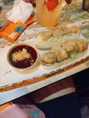 Summer Rolls at Vietnamese Street Kitchen in Birmingham