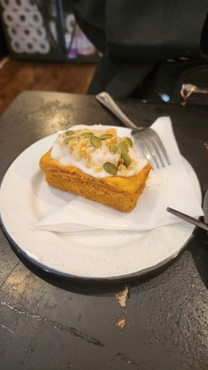 Queque de calabaza at Black Mamba in Santiago