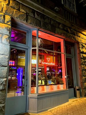 Entrance to Lumen coffee shop at Lumen Coffee 1936 in Yerevan