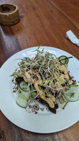 Kimchi waffle at Kaikaia in Rivas