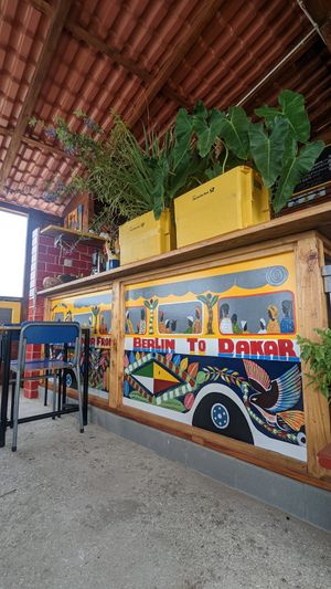 Art at CasaTeranga PlantBaseDakar in Dakar