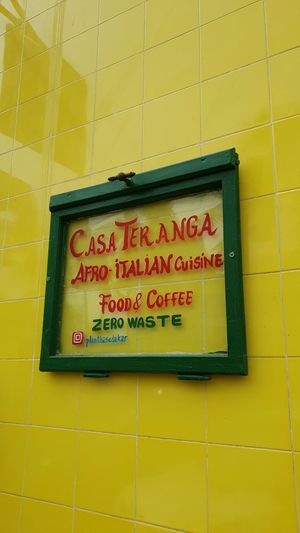 Entrance at CasaTeranga PlantBaseDakar in Dakar