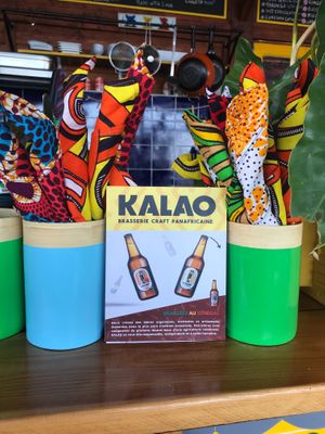 Beer made in Senegal  at CasaTeranga PlantBaseDakar in Dakar