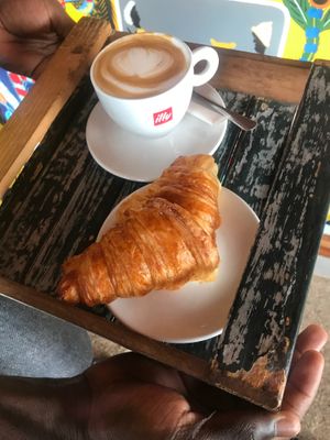 #cappuccino #plantbase at CasaTeranga PlantBaseDakar in Dakar