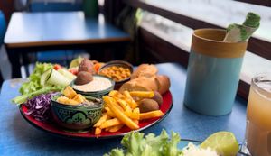 Hummus bowl  at CasaTeranga PlantBaseDakar in Dakar