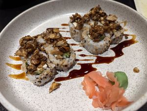 Mushroom roll at Dashi in Buenos Aires
