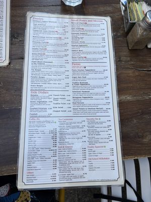 Menu 2 June 2025  at Cafe Landwer in Toronto