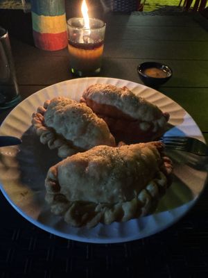 Indian Pies  at Villa Potenciana Restaurant in Malapascua Island