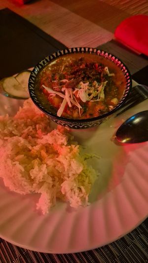 Mango curry at Villa Potenciana Restaurant in Malapascua Island