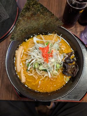 Vegan ramen at Ramen Takanotsume Nangoten in Sapporo