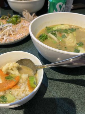 Vegan Tofu Curry (#90). Very filling. It healed my sore stomach.  at Pho Thanh in Las Vegas