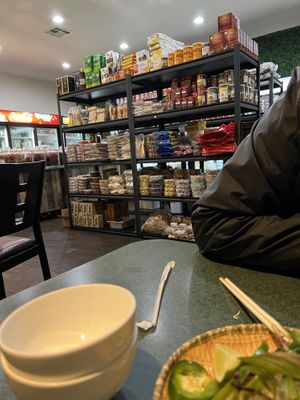 The market. Vegan options for candies, teas, other grocery items.  at Pho Thanh in Las Vegas