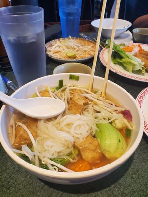 Vegan pho at Pho Thanh in Las Vegas