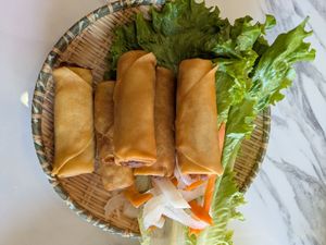 Vegan spring rolls at Pho Thanh in Las Vegas