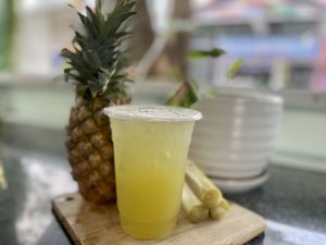 Pineapple cane  at Juicy Street in Siem Reap