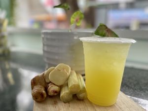 Ginger cane  at Juicy Street in Siem Reap