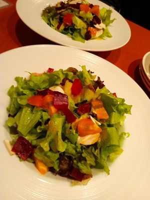 Mixed salad at Organic Shokudo Engi in Nagoya