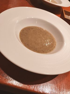 Delicious soup (Aug. 2025) at Organic Shokudo Engi in Nagoya
