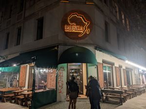 The outside of Lalibela Kreuzberg. at Lalibela Restaurant - Kreuzberg in Berlin