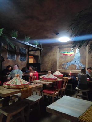 Interior inside at Lalibela Restaurant - Kreuzberg in Berlin