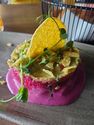 Entrée vegan Tatar at Le Burger in Innsbruck