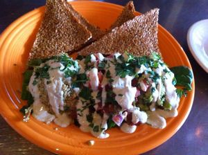 Lunch at Cafe Gratitude in Kansas City