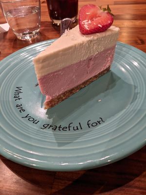 Cherished - Strawberry Cheesecake at Cafe Gratitude in Kansas City