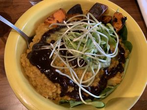 Lentils and Curry  at Cafe Gratitude in Kansas City