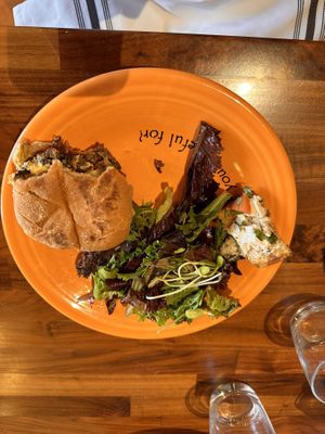 burger!!!!  at Cafe Gratitude in Kansas City