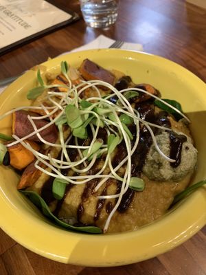 Curry bowl  at Cafe Gratitude in Kansas City