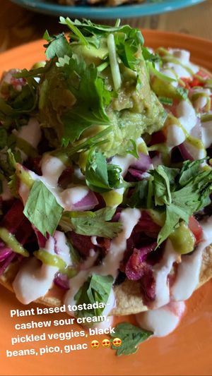 Tostada! at Cafe Gratitude in Kansas City