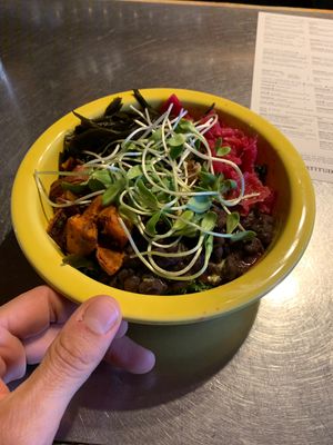 “Whole”. Macrobiotic bowl. Very healthy and delicious! at Cafe Gratitude in Kansas City