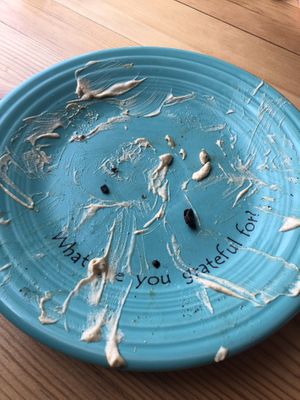 What are you grateful for? at Cafe Gratitude in Kansas City