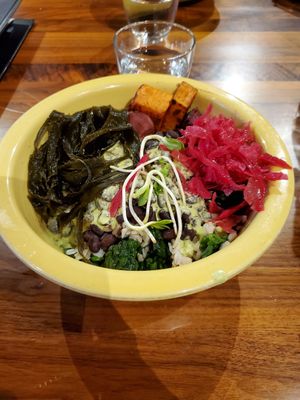 Whole bowl.  Awesome. at Cafe Gratitude in Kansas City