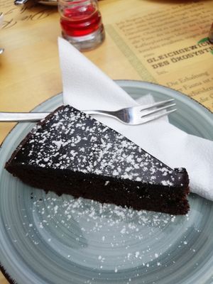 Schokokuchen at XOCO Café in Nuremberg