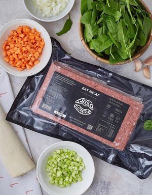 Vegan mince Eat Me At at Korysno - Корiсно in Rivne