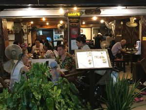 the view looking inside at Anna's Restaurant in Koh Phi Phi