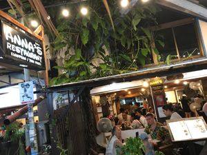 the view from the street at Anna's Restaurant in Koh Phi Phi