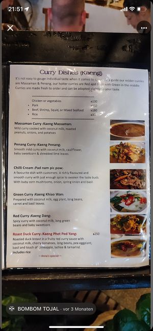   at Anna's Restaurant in Koh Phi Phi