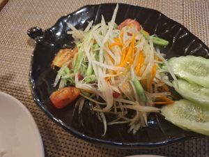 Papaya salad w/o sticky rice at Anna's Restaurant in Koh Phi Phi