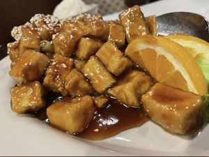 Sesame Tofu  at Ho Ping Garden in Niles