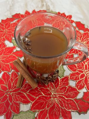 Warm Holiday Apple Cider with Canadian Mapple and spices. You will love it!  at Plantastic Indy in Indianapolis