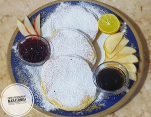 Pancakes at Café & Restaurant Maratonga in Luxor