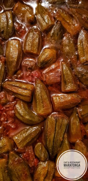 Okkra Tagine Veggie at Café & Restaurant Maratonga in Luxor