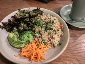 Balance bowl (vegan) at The Fat Gherkin in Moira