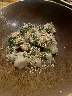 Salsify with gremolata  at Vert Restaurant in Middelburg